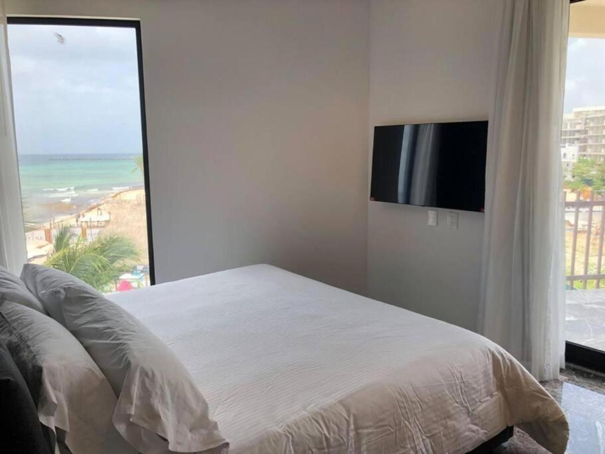 Deluxe Aparment Whit Beach & Ocean View 8 Pax Playa del Carmen Exteriör bild