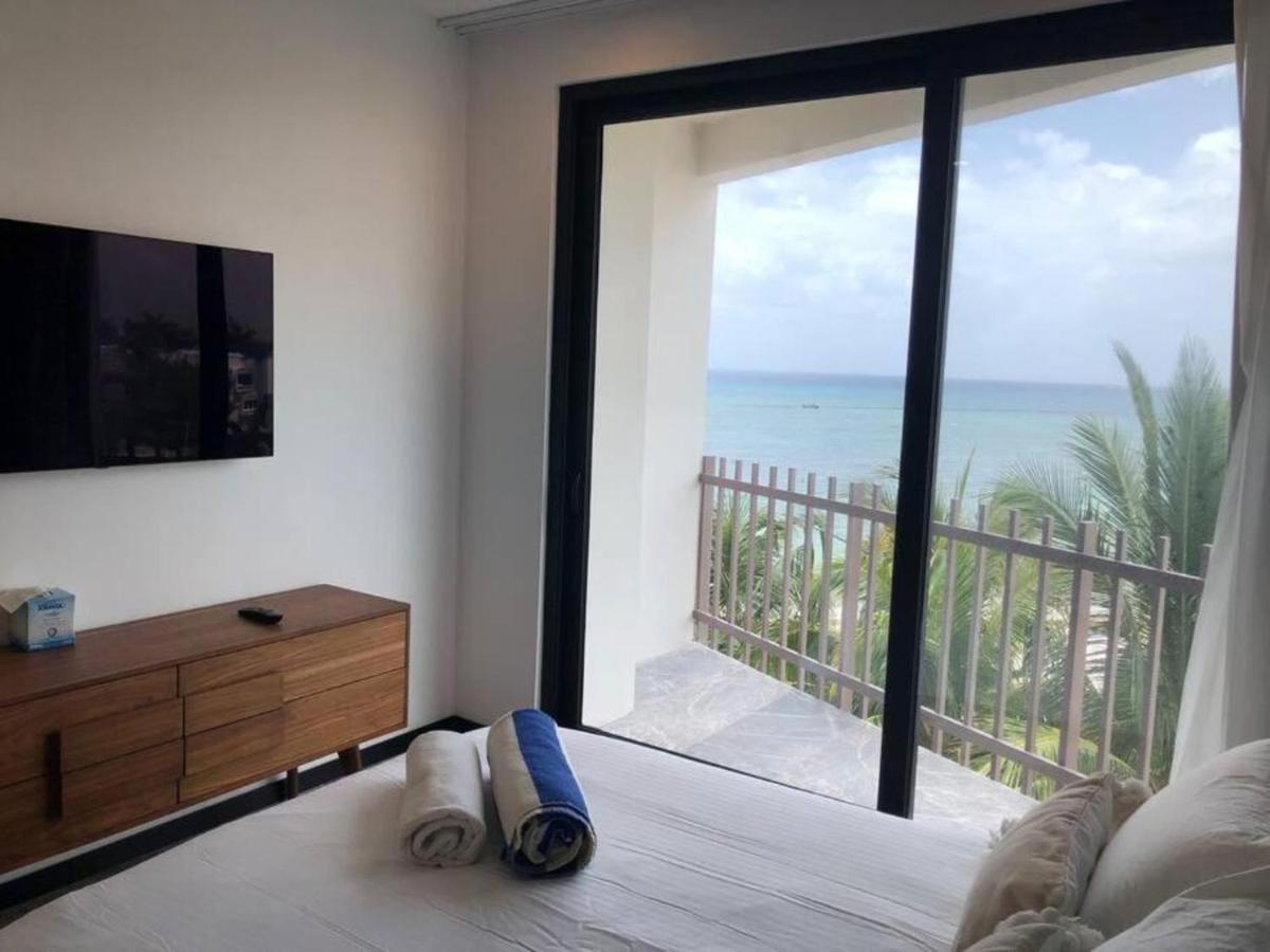 Deluxe Aparment Whit Beach & Ocean View 8 Pax Playa del Carmen Exteriör bild