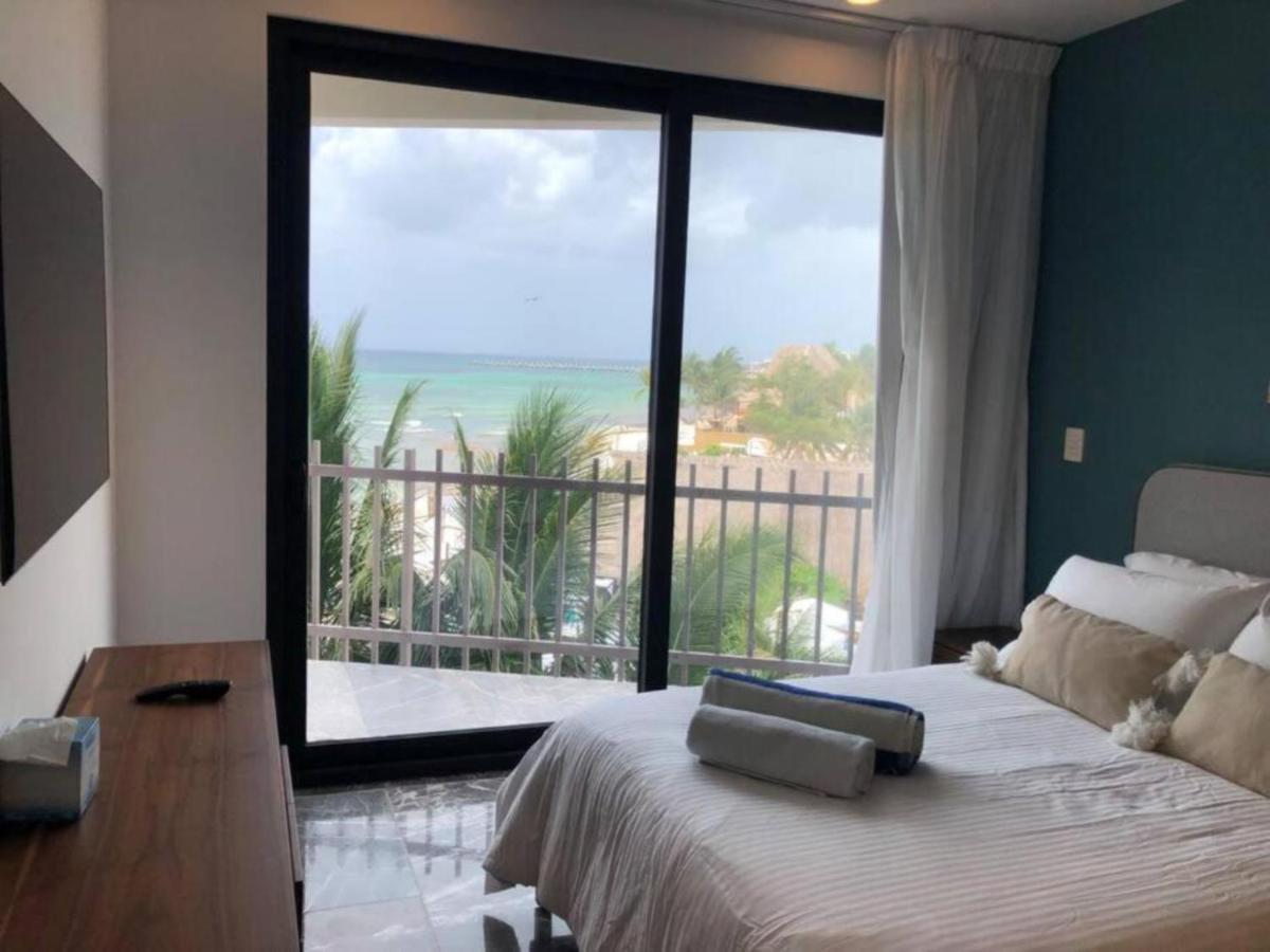 Deluxe Aparment Whit Beach & Ocean View 8 Pax Playa del Carmen Exteriör bild