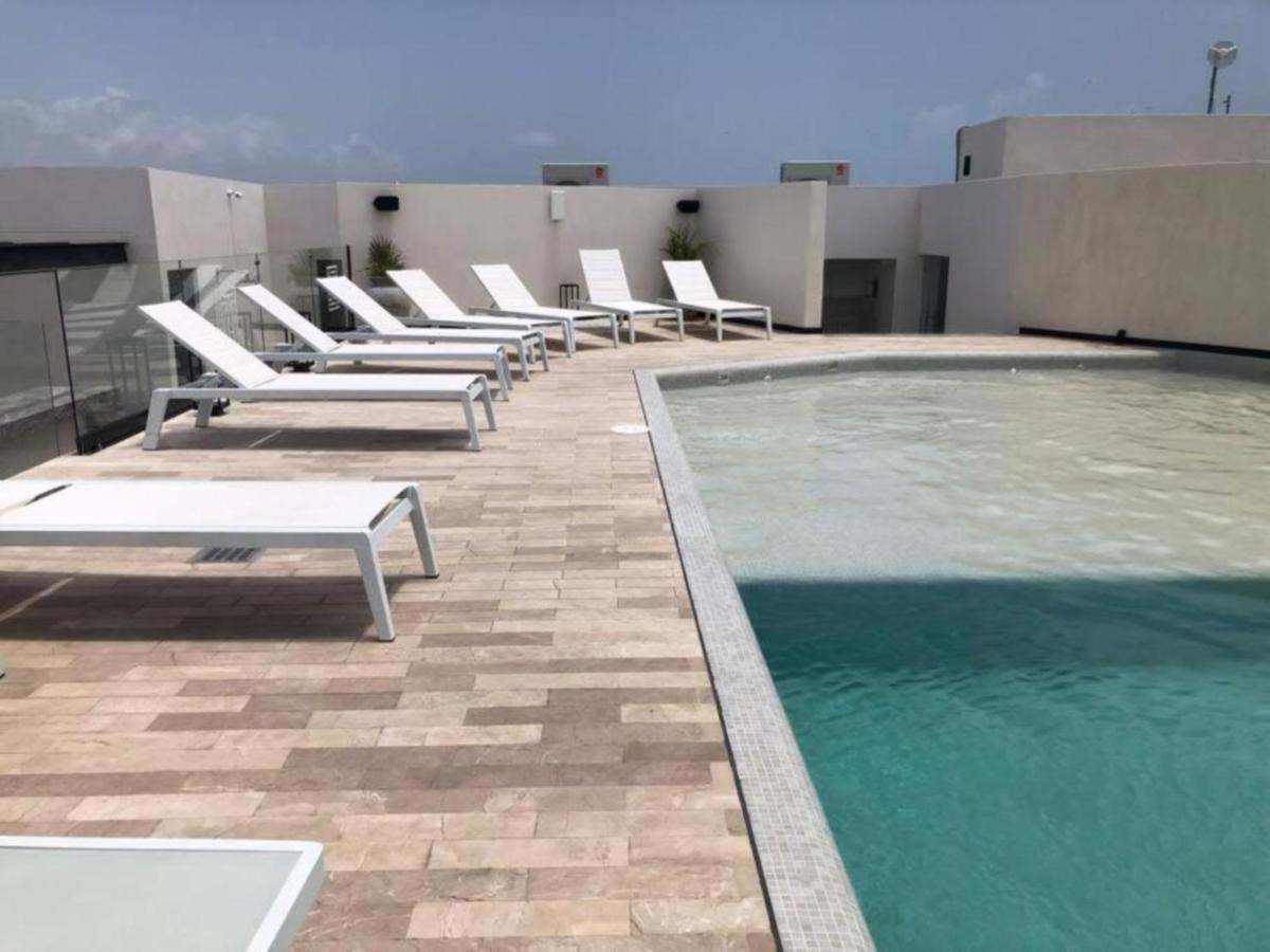 Deluxe Aparment Whit Beach & Ocean View 8 Pax Playa del Carmen Exteriör bild