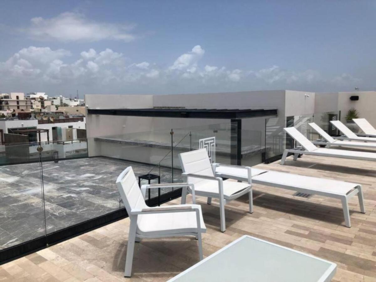 Deluxe Aparment Whit Beach & Ocean View 8 Pax Playa del Carmen Exteriör bild