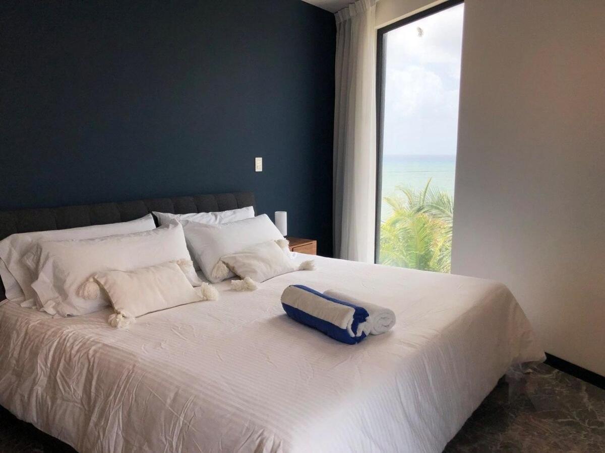 Deluxe Aparment Whit Beach & Ocean View 8 Pax Playa del Carmen Exteriör bild