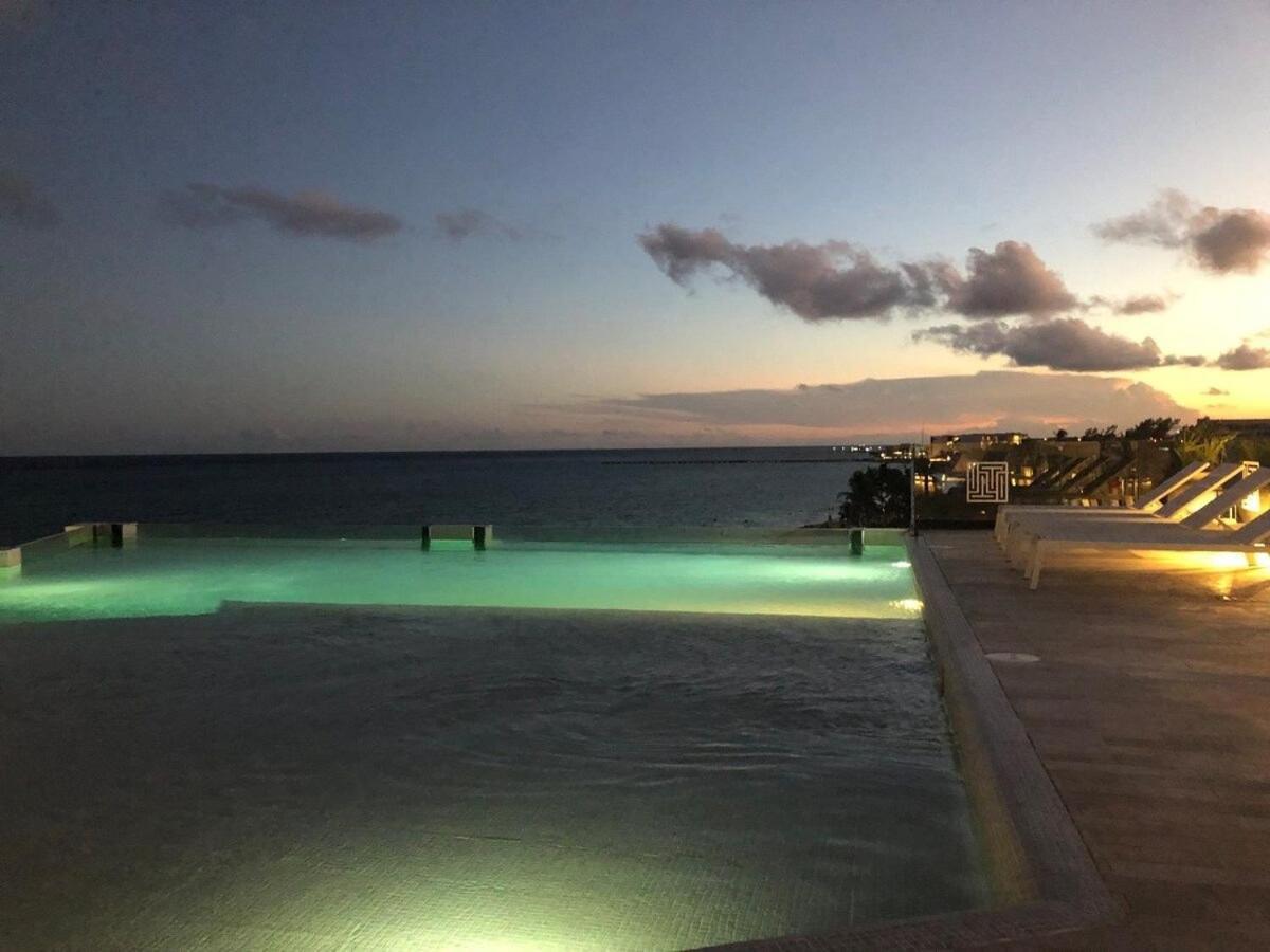 Deluxe Aparment Whit Beach & Ocean View 8 Pax Playa del Carmen Exteriör bild